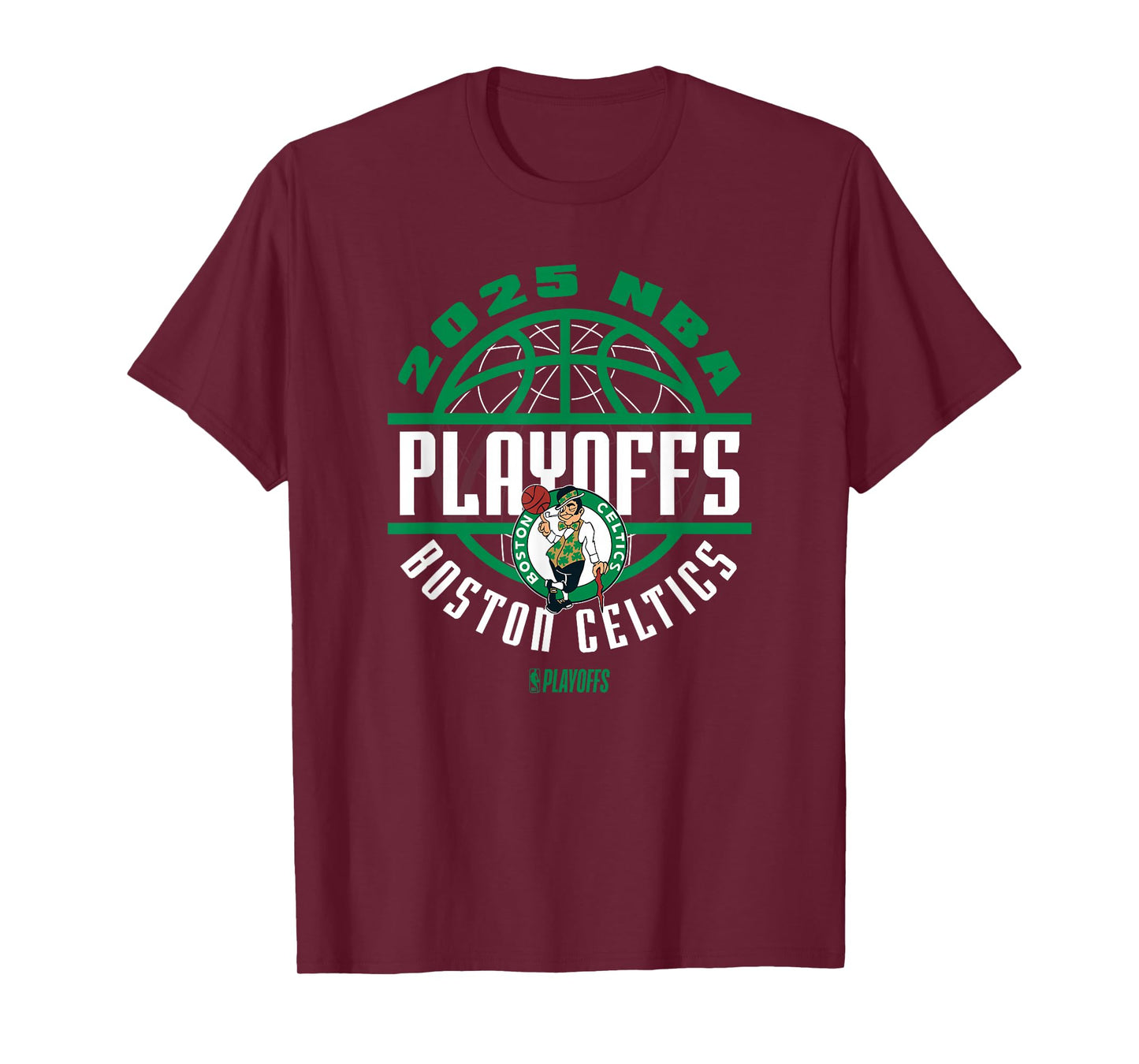 NBA Official Boston Celtics 2025 Playoffs Game Time T-Shirt