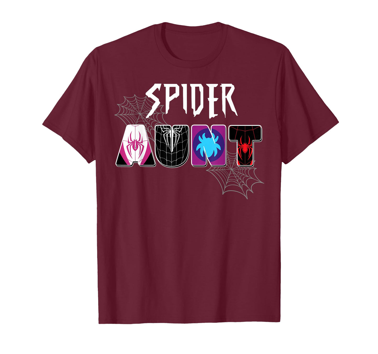 Birthday Party Spider Outfit Spider Aunt Women Girls T-Shirt
