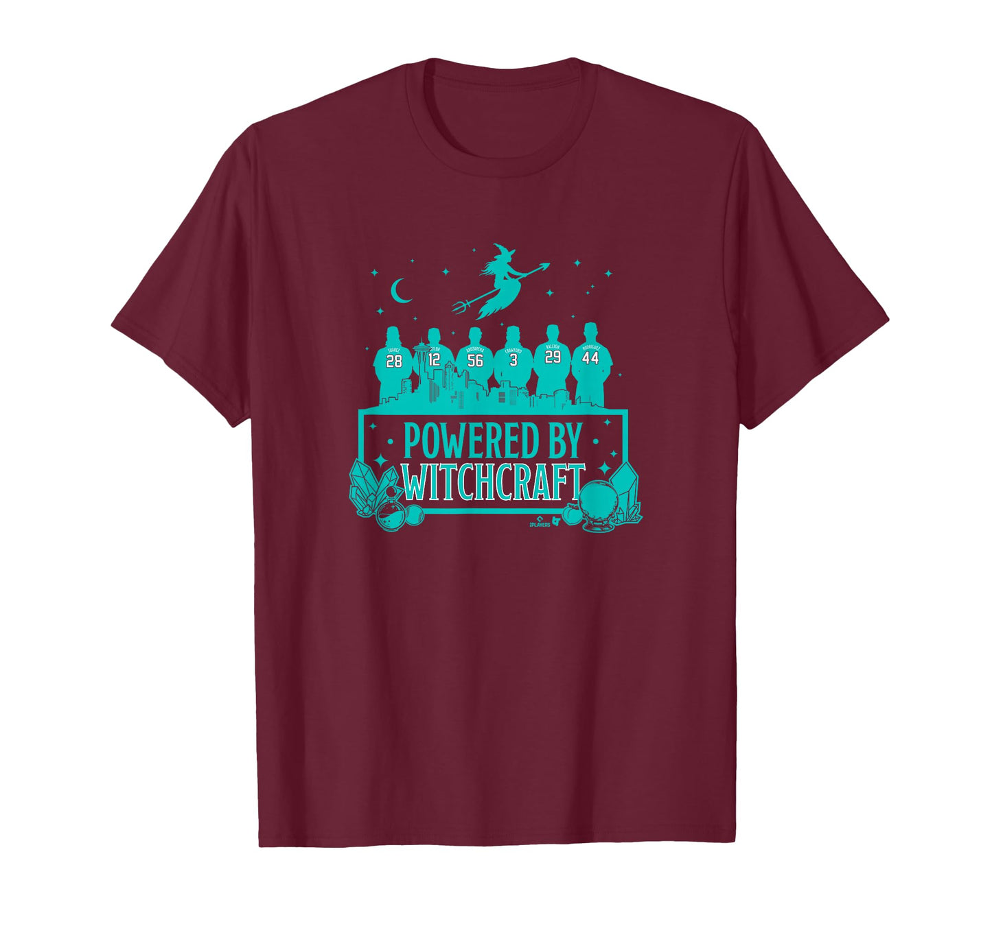 Powered by Witchcraft - Seattle Baseball T-Shirt