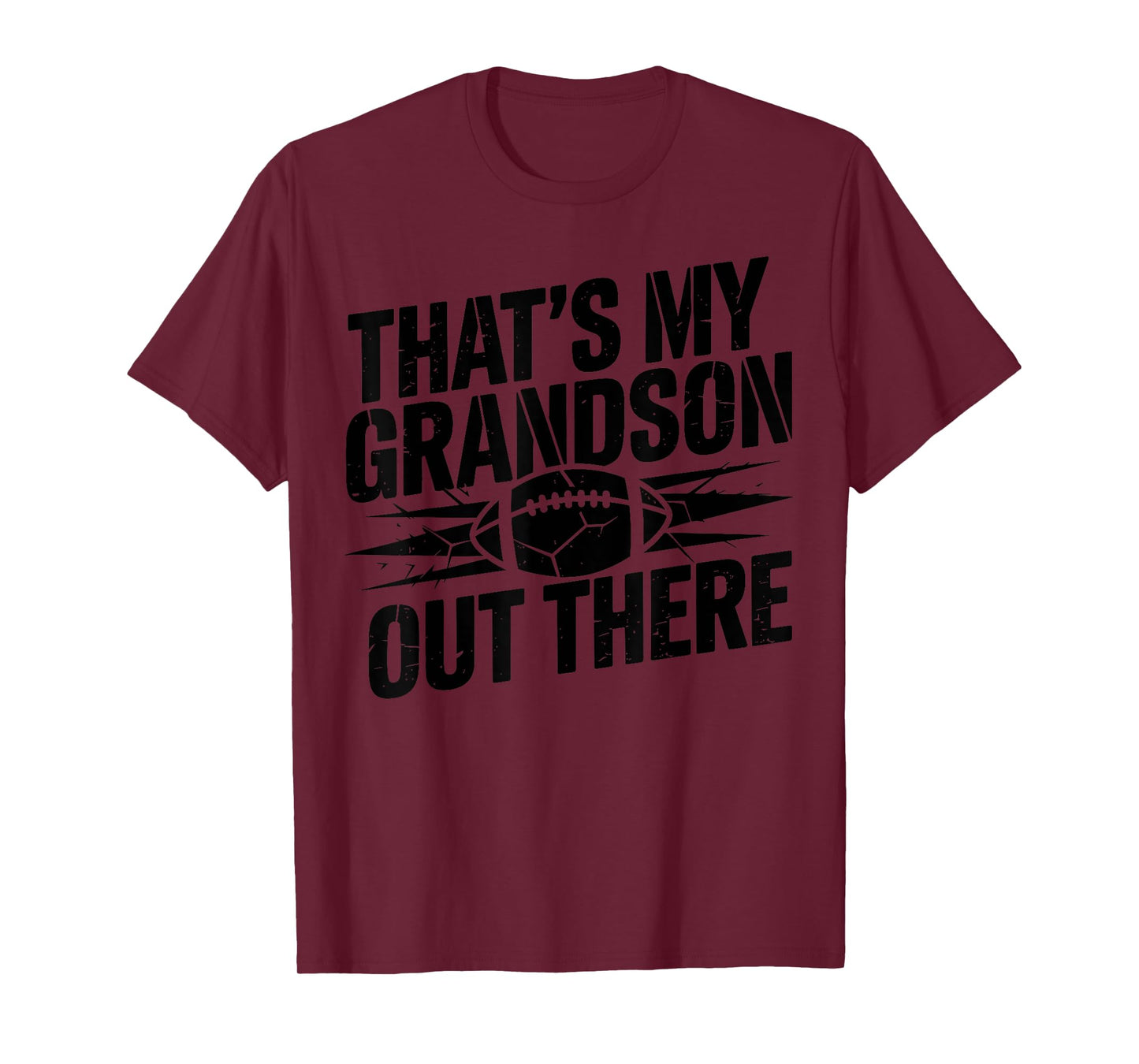 That's My Grandson Out There Football Grandma T-Shirt