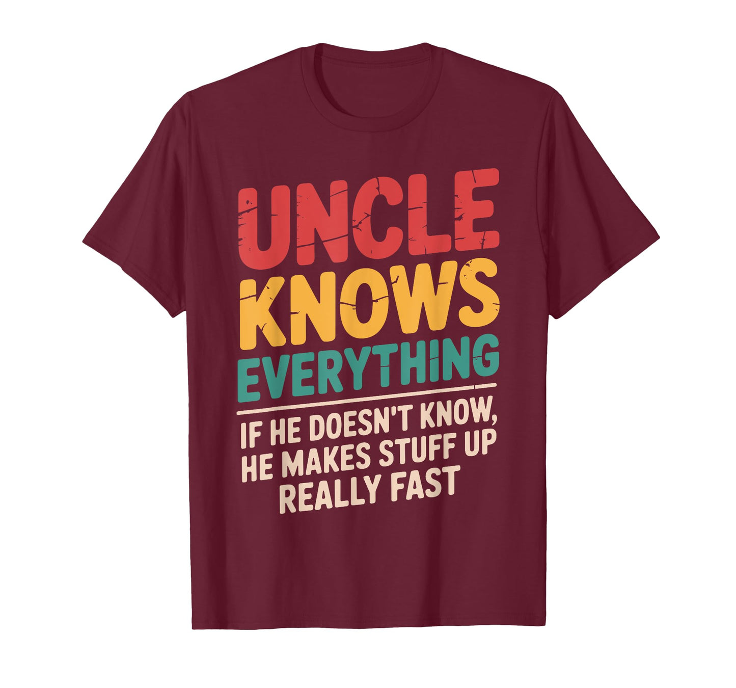 Cool Uncle Design For Uncle Men From Nephew Niece New Uncle T-Shirt