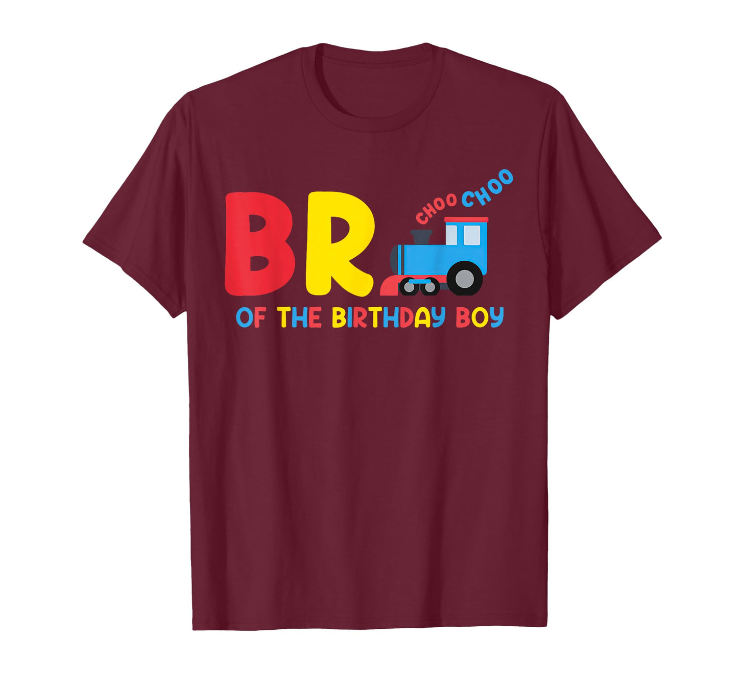 Brother Of The Birthday Boy Choo Choo Train Family Matching T-Shirt