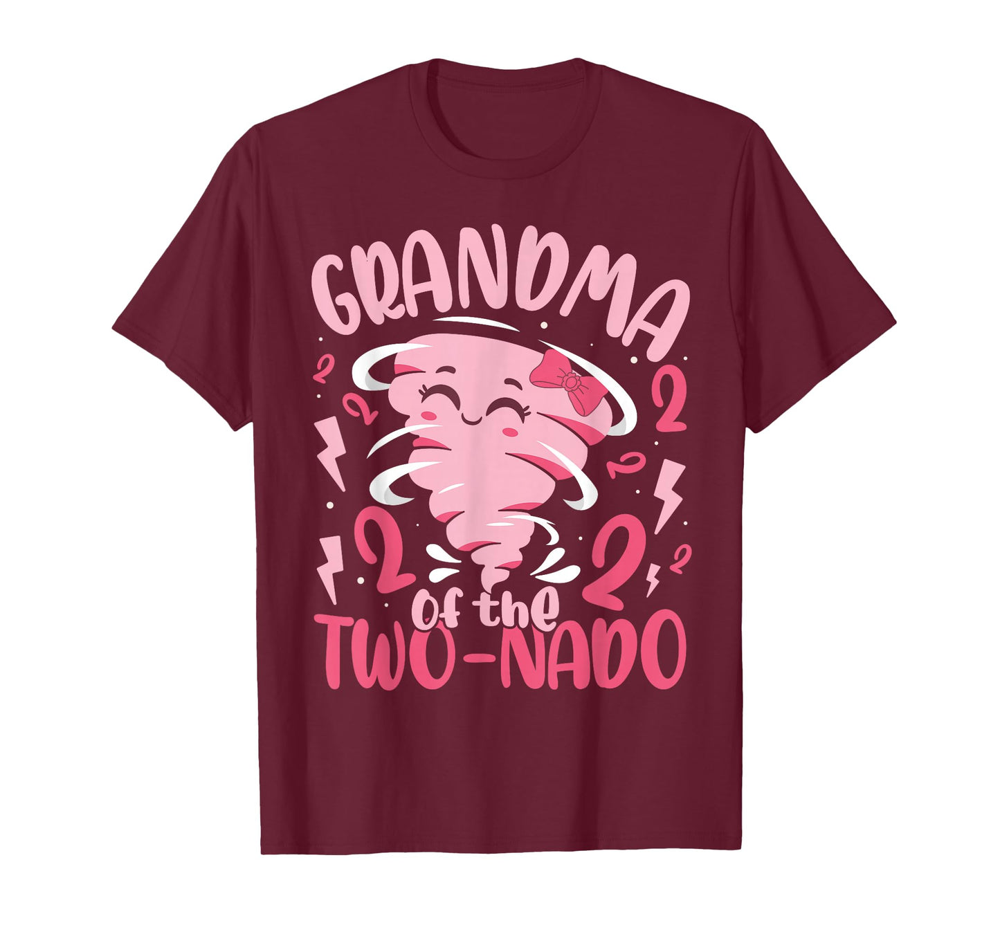 Grandma of the Two-nado Tornado Theme 2nd Birthday Party T-Shirt