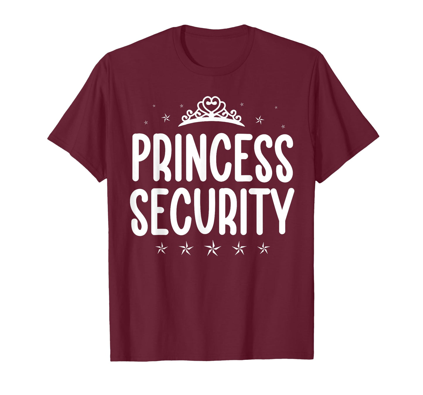 Princess Security Halloween Costume Dad Men Family Matching T-Shirt