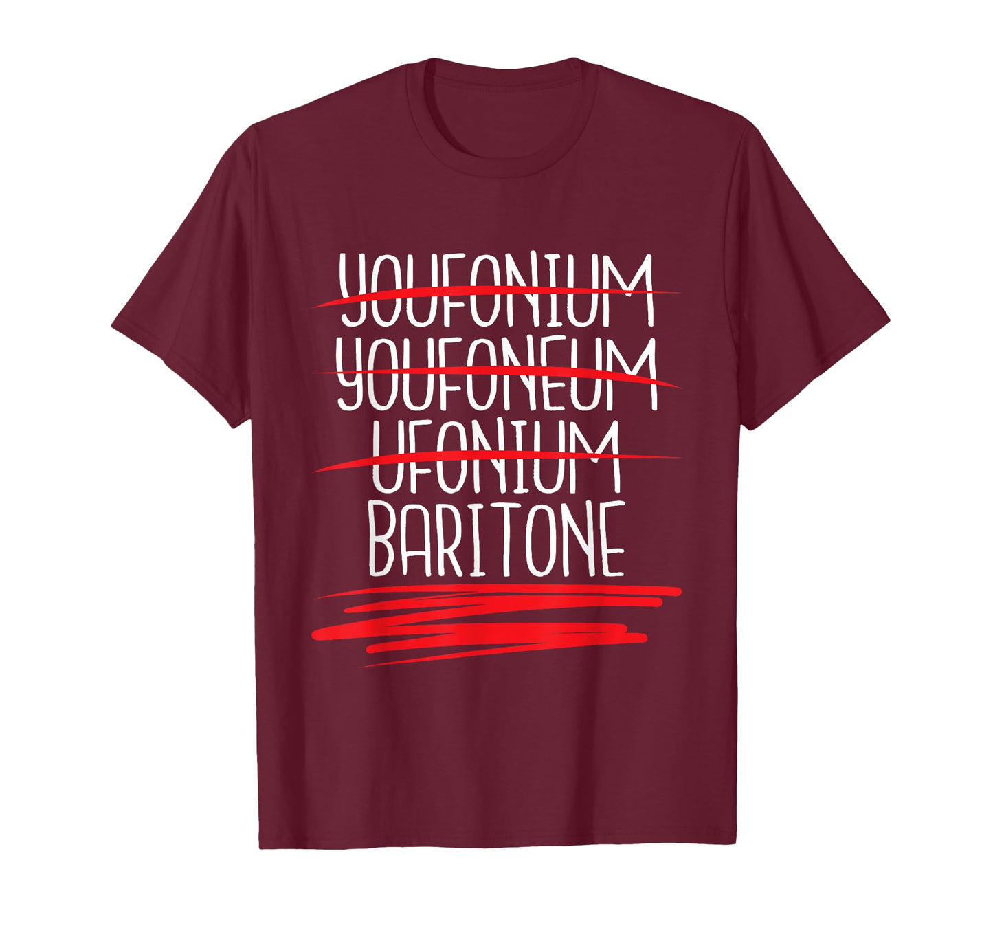 Baritone - Euphonium Lover Horn Player Marching Band Player T-Shirt