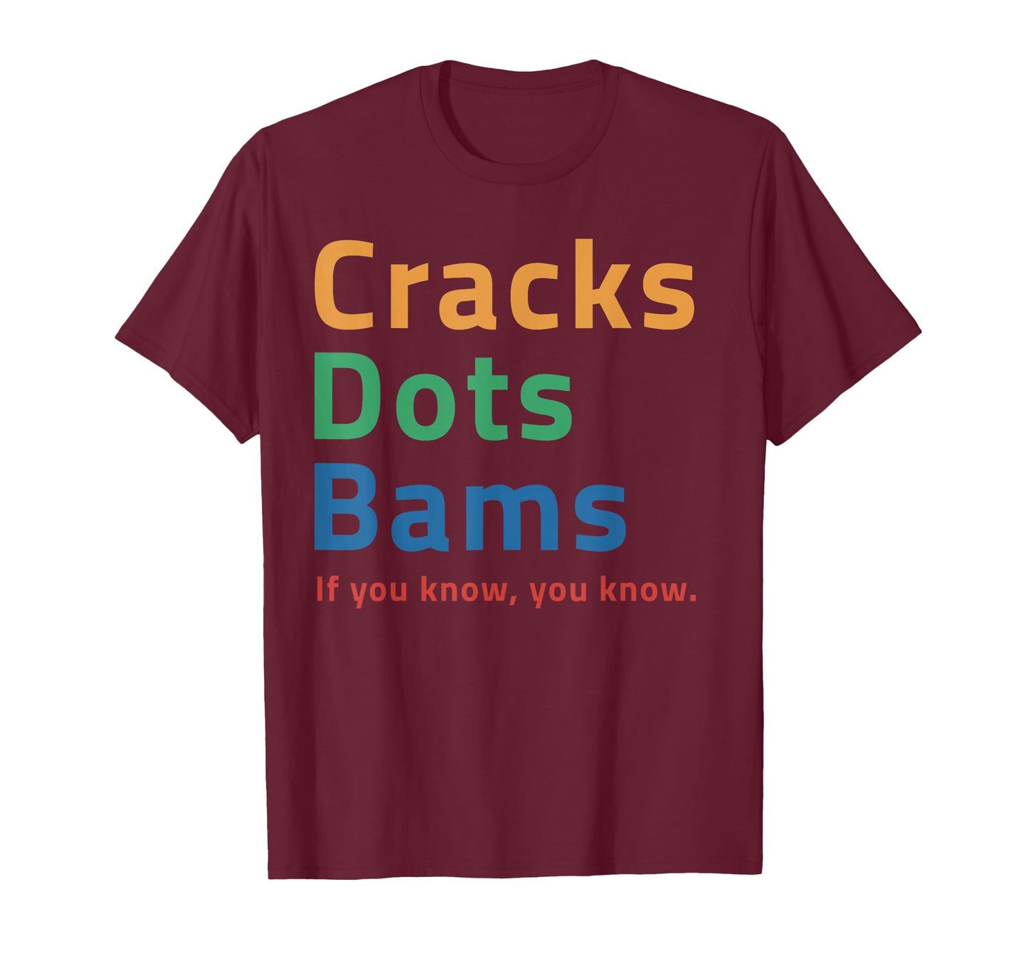 Cracks Dots Bams If You Know Mahjong T-Shirt