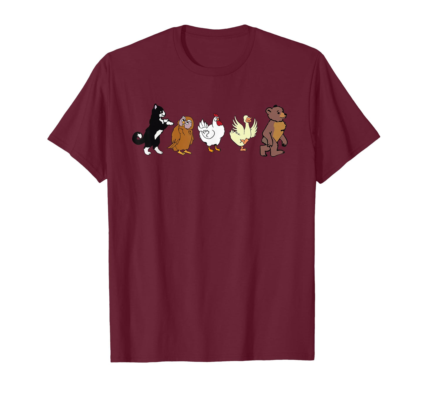 Little Bear Cartoon Animated TV Show Graphics Animal Friends T-Shirt