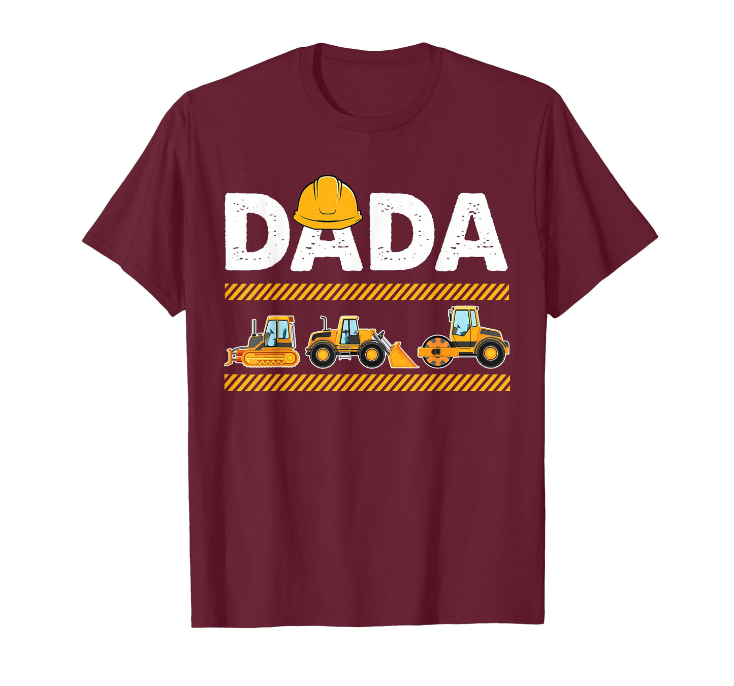 Funny Dada Construction Excavator Kids Matching Family T-Shirt