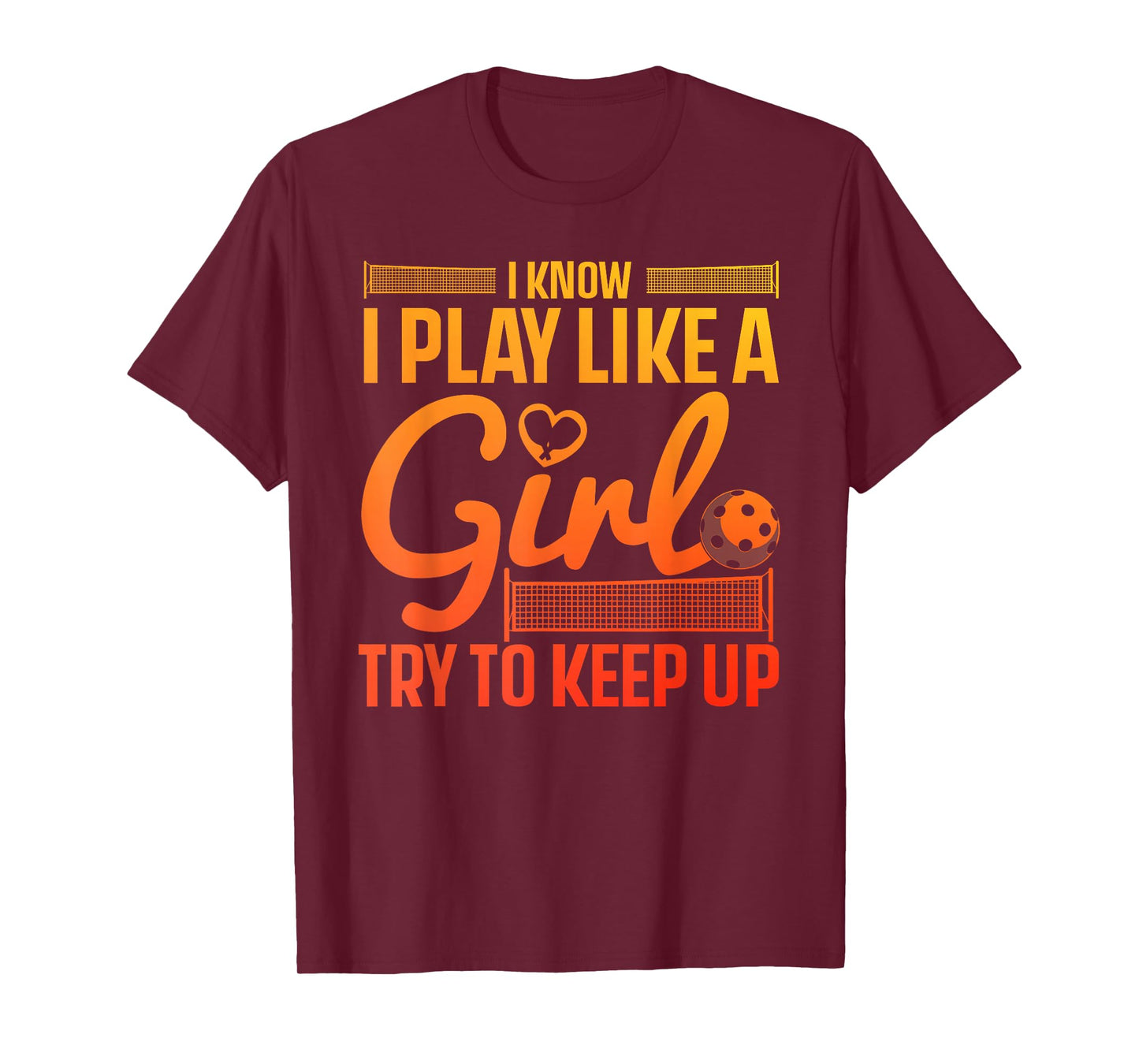 Unique Pickleball Design for Women Girls Pickle Ball Player T-Shirt