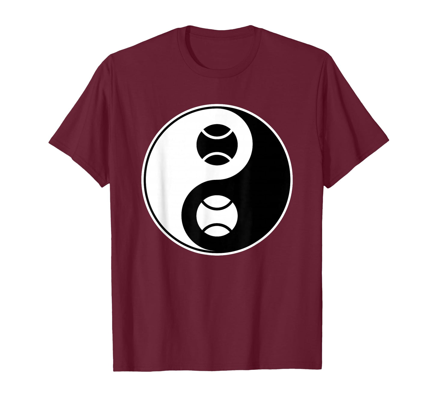 Yin Yang - Tennis Lawn Sports - Buddhist Zhen Spiritual T-Shirt