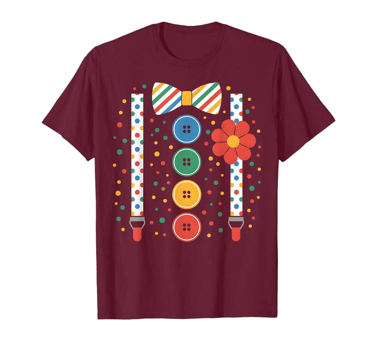 Clown Halloween Costume T-Shirt