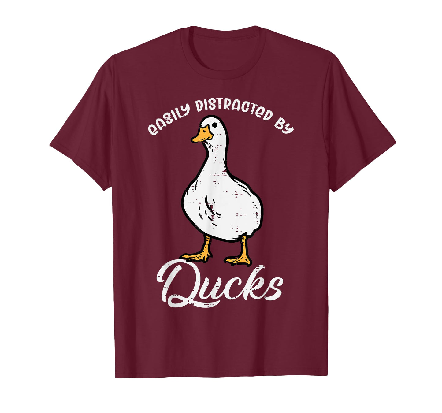 Easily Distracted By Ducks Funny Farmer Hunter Men Women Kid T-Shirt