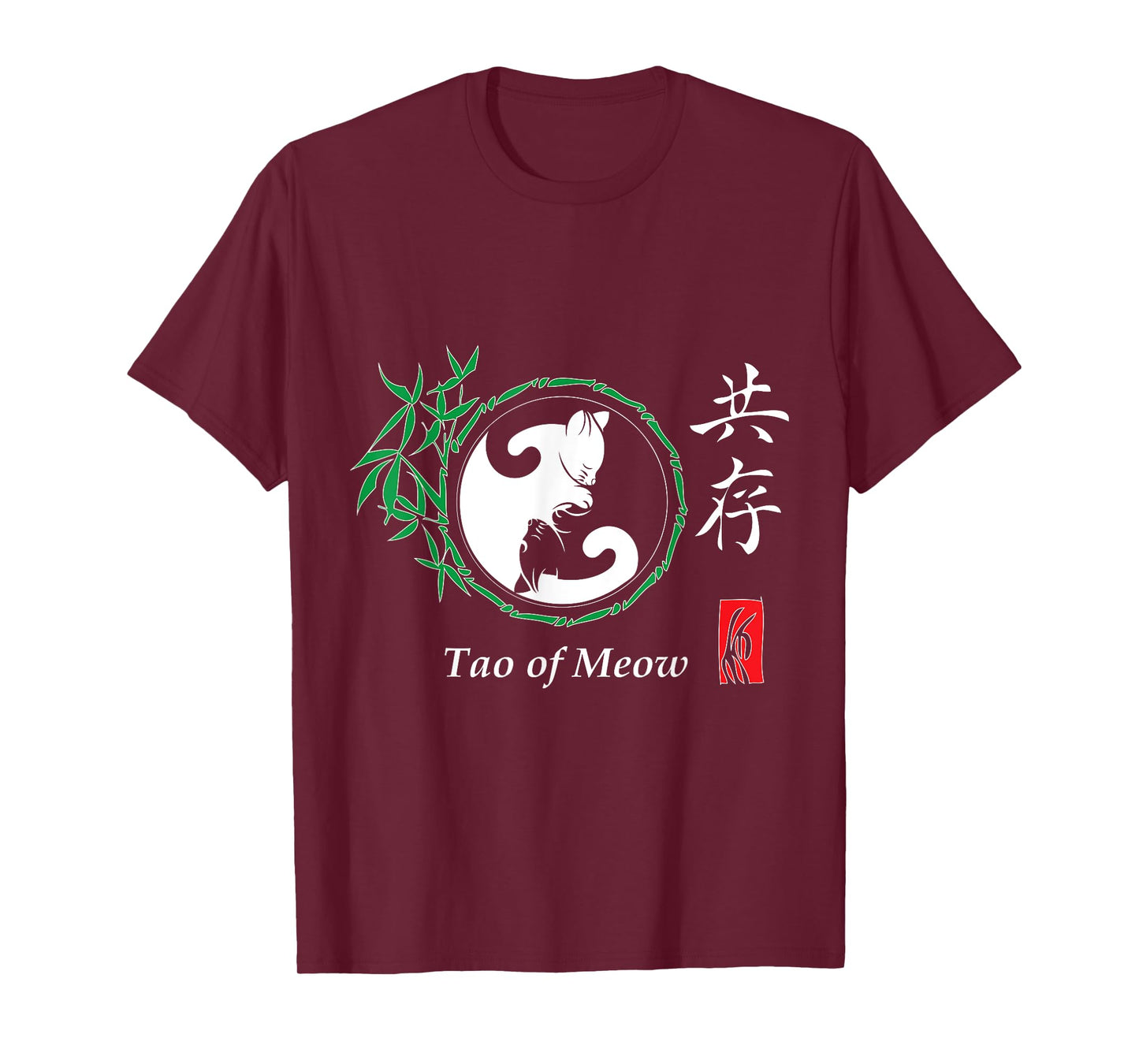 Funny Cat Shirt - Tao Of Meow Yin & Yang Cats T-Shirt for Men Women Girls Kids
