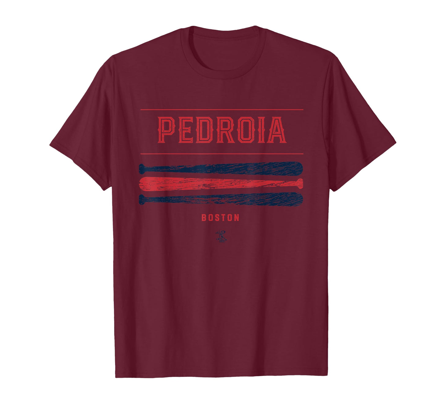 Dustin Pedroia Vintage Baseball Bat Gameday T-Shirt