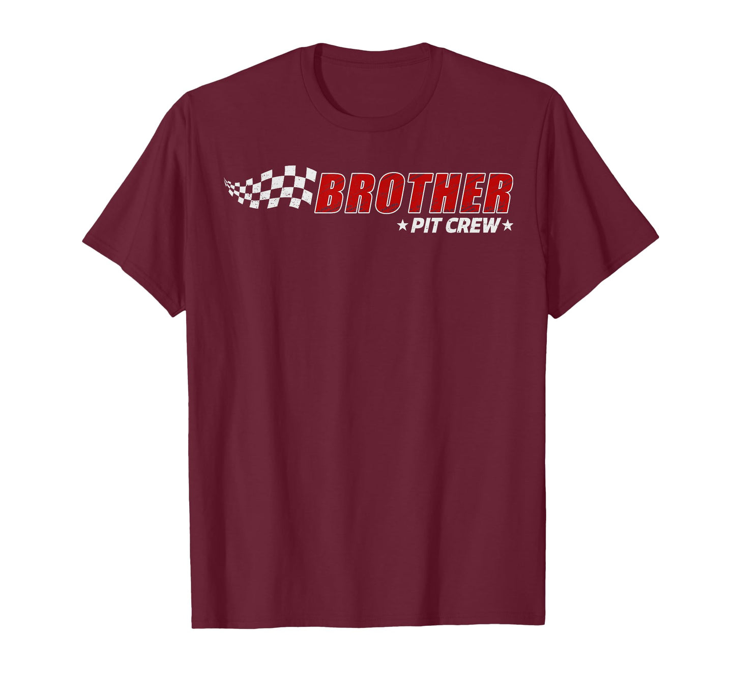 Brother Pit Crew Race Car Birthday Family Matching Pit Crew T-Shirt
