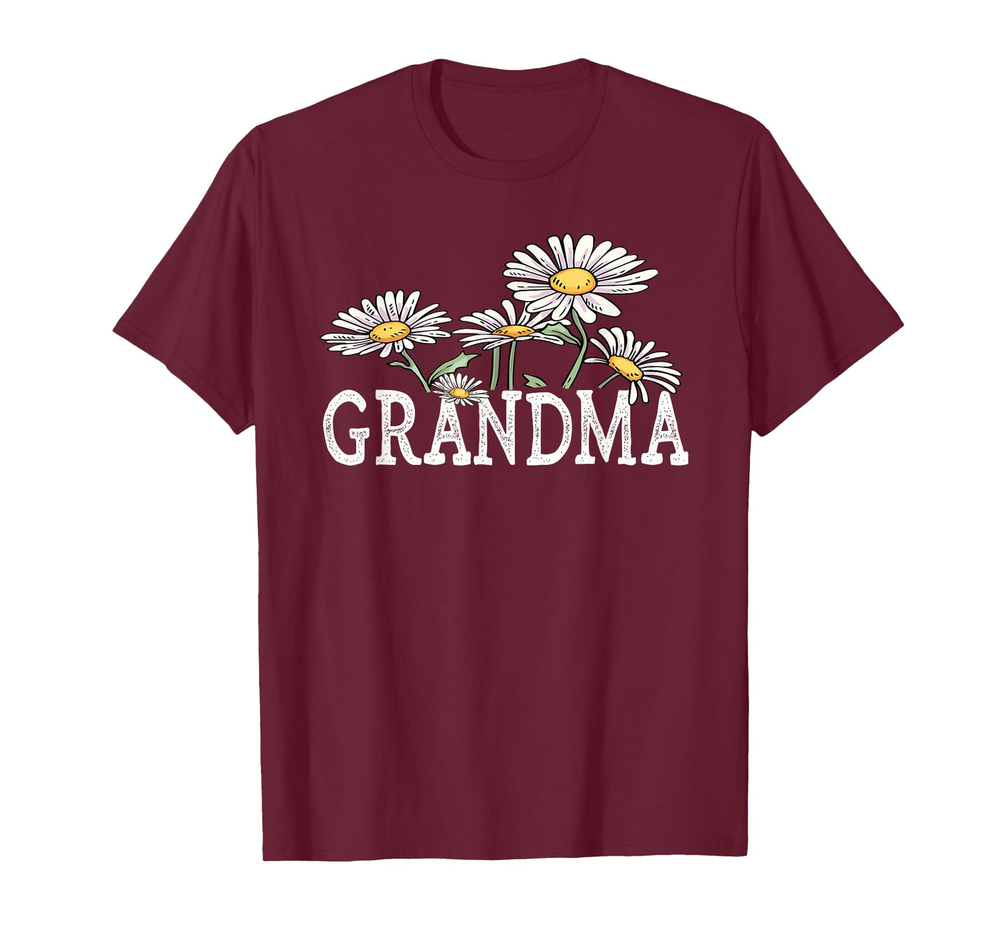 Grandma Floral Chamomile Design Mother's Day Gifts Grandma T-Shirt