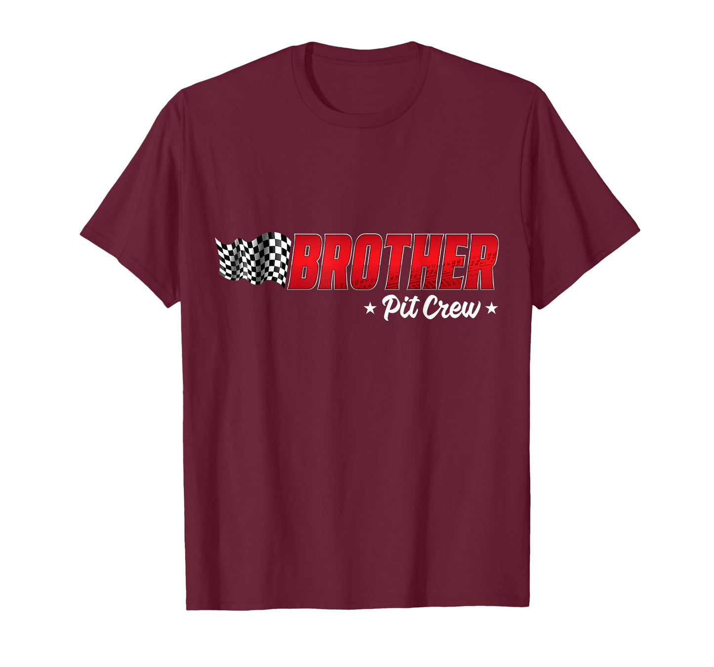 Brother Pit Crew Race Car Birthday Family Racing Boys T-Shirt