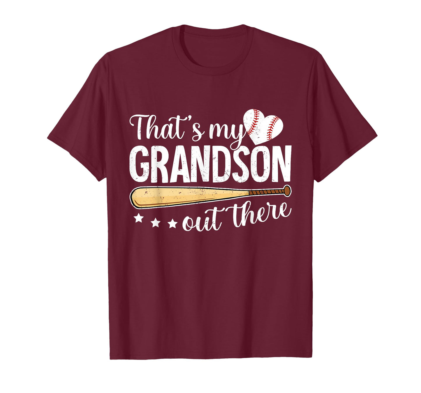 Baseball Grandma Funny That's My Grandson Out There Baseball T-Shirt