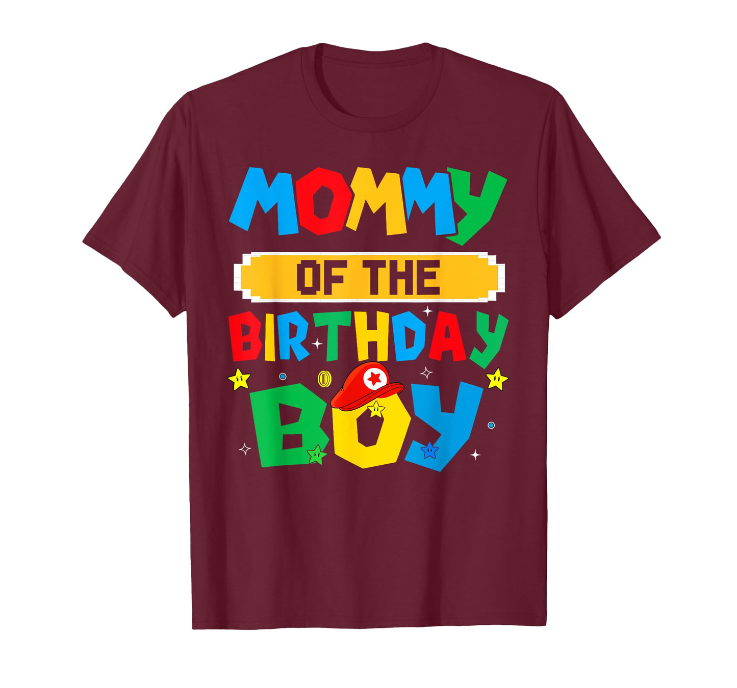 Mommy Of The Birthday Boy Game Video Gaming Matching Family T-Shirt