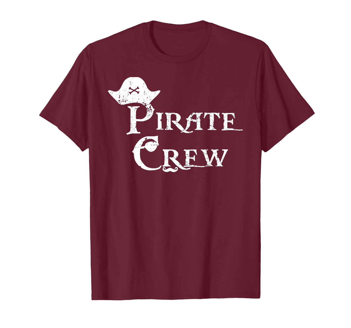 Pirate Crew Funny Halloween Costume Party Men Boys T-Shirt