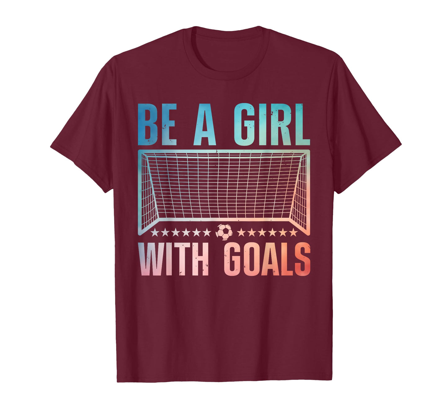 Funny Soccer Art For Women Girls Soccer Player Soccer Lover T-Shirt