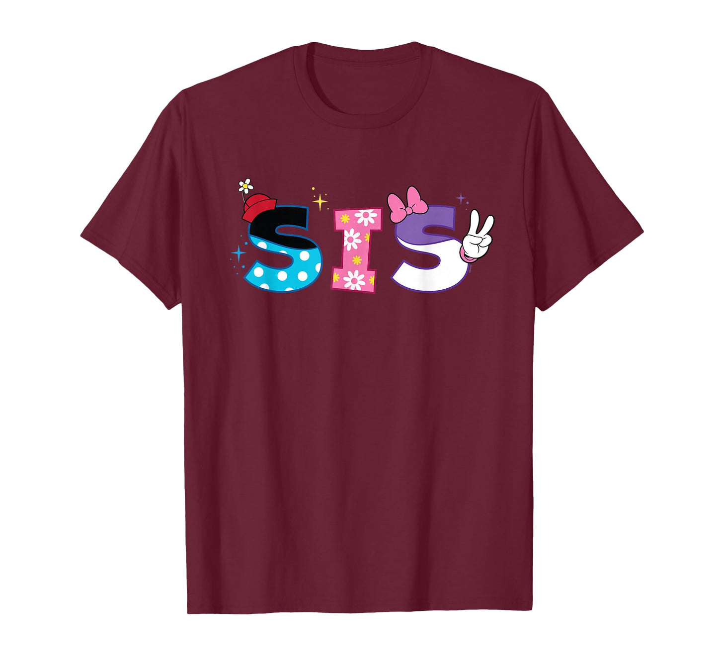 Disney Mickey Mouse and Friends Sis Family Trip Matching T-Shirt