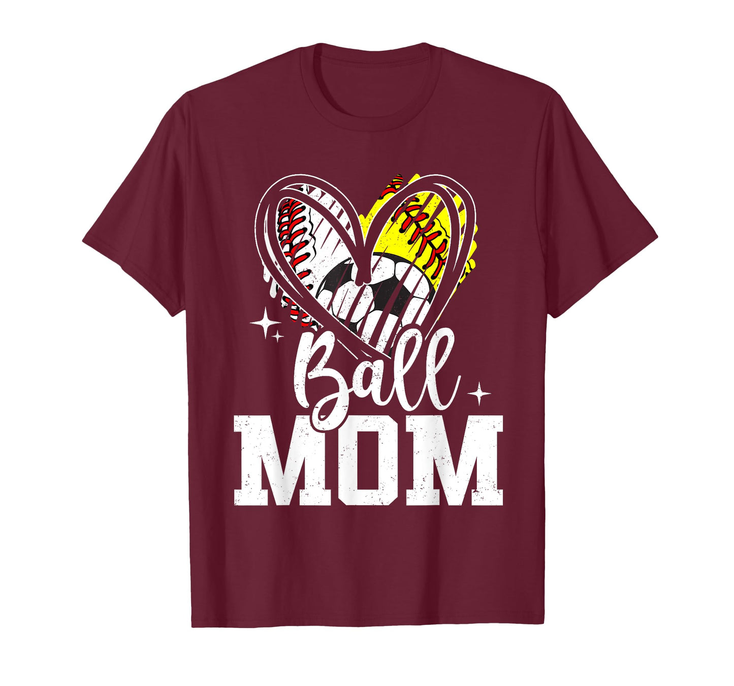 Ball Mom Baseball Softball Soccer Mom T-Shirt