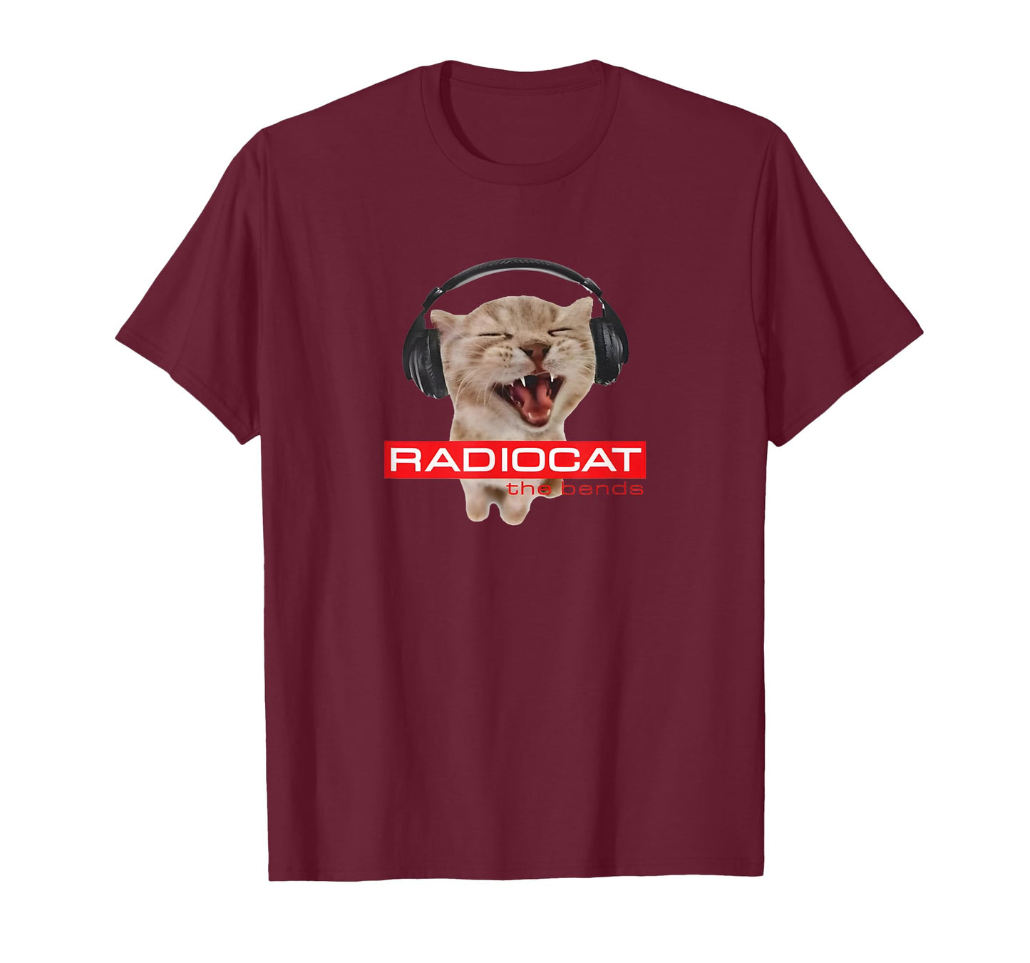 Kitten Headphones Cat Tech House Music Funny Cat Lover T-Shirt for Men Women