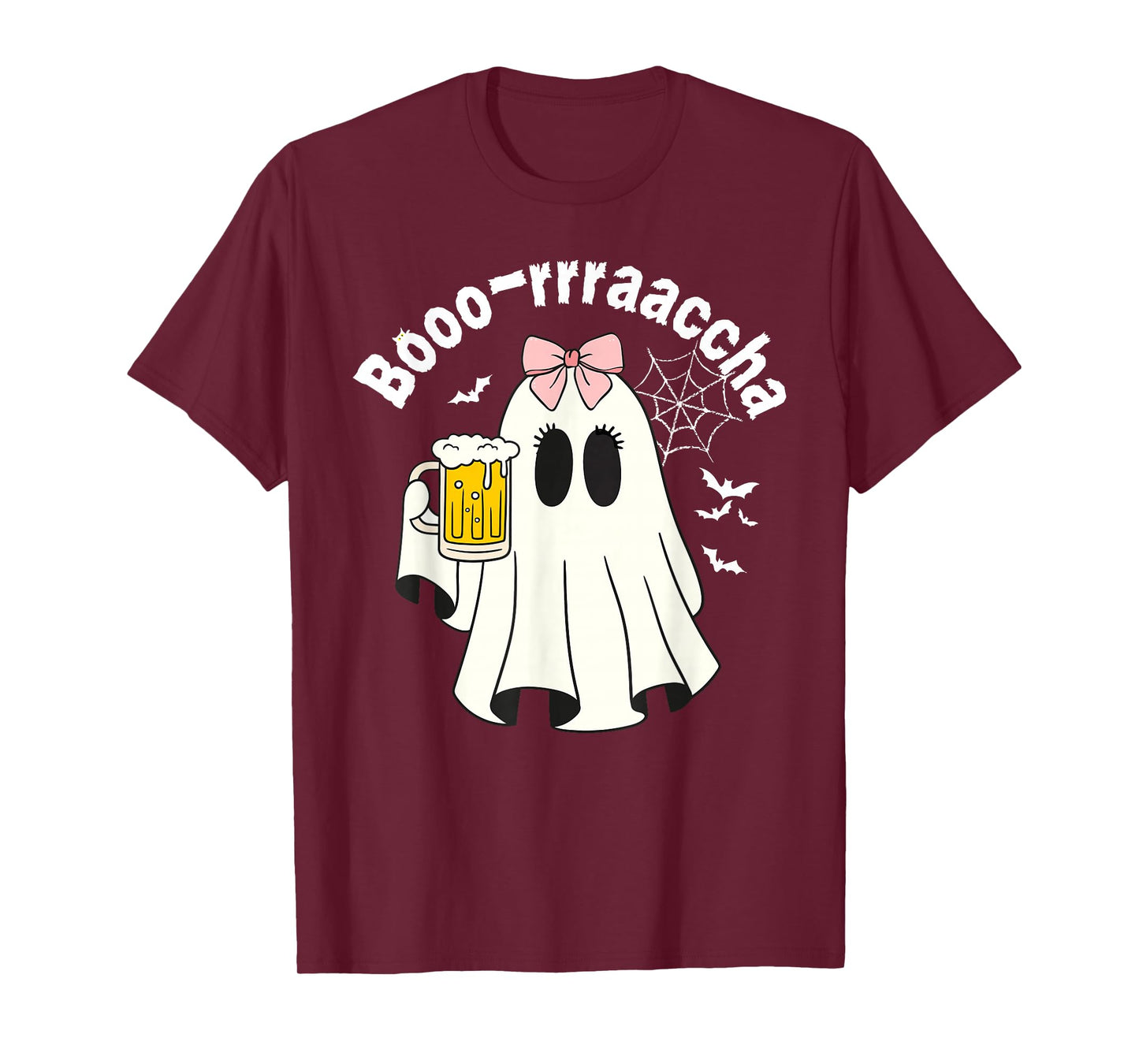 Booo-rrraaccha Funny Ghost Beer Halloween Spooky Season T-Shirt