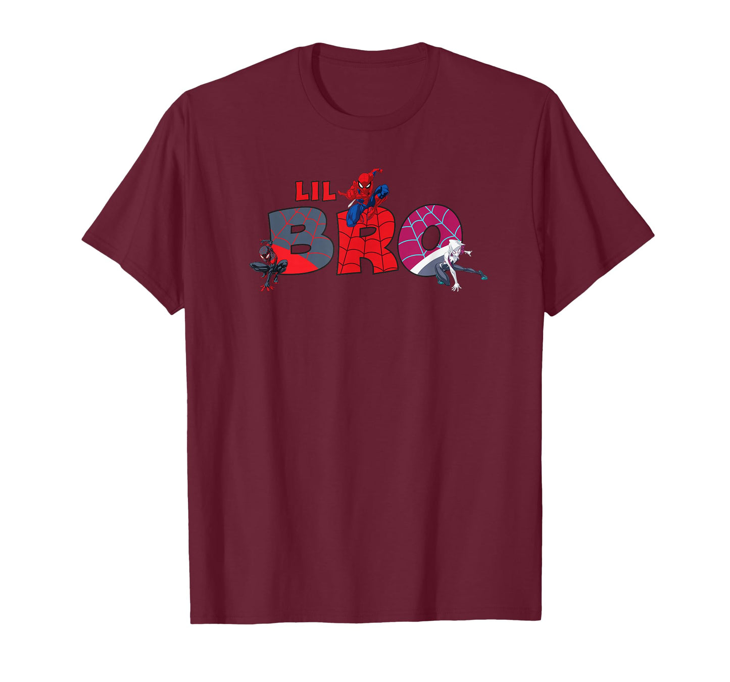 Marvel Spider-Man Trio Lil Bro Brother Family Trip Matching T-Shirt