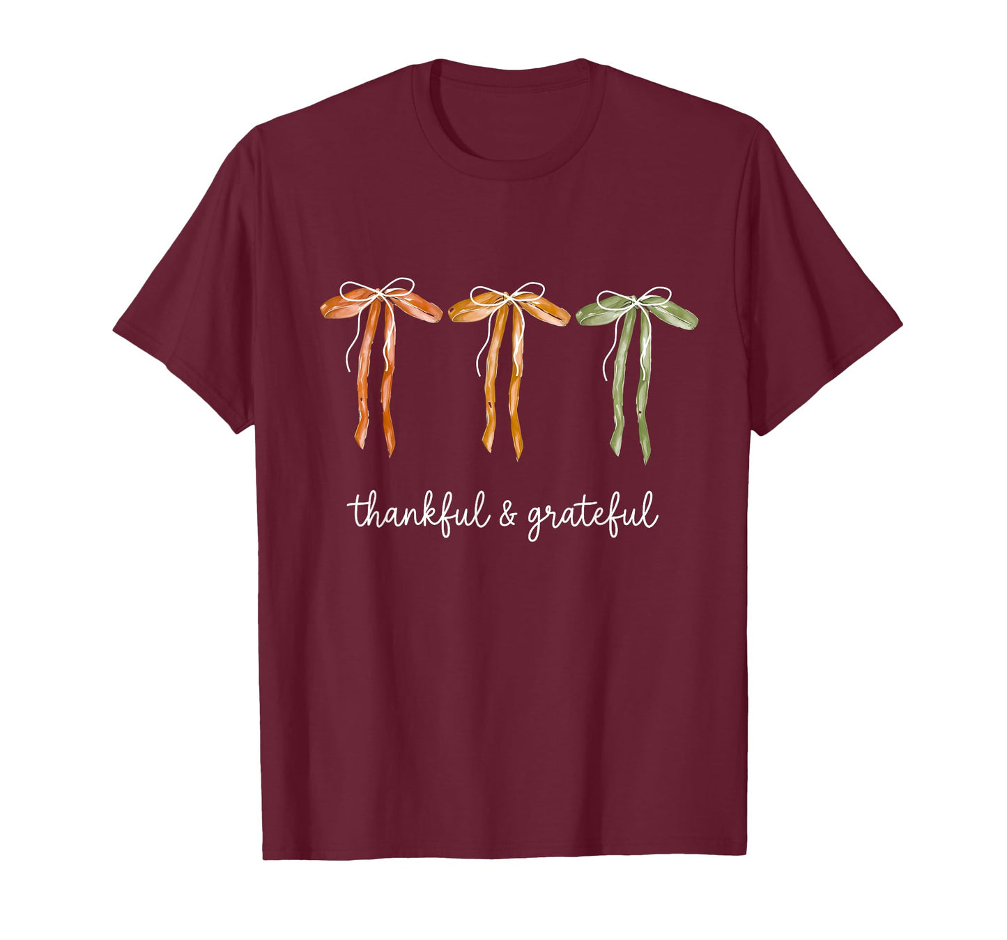 Coquette Bow Thankful & Grateful, Jesus God is Within Her T-Shirt