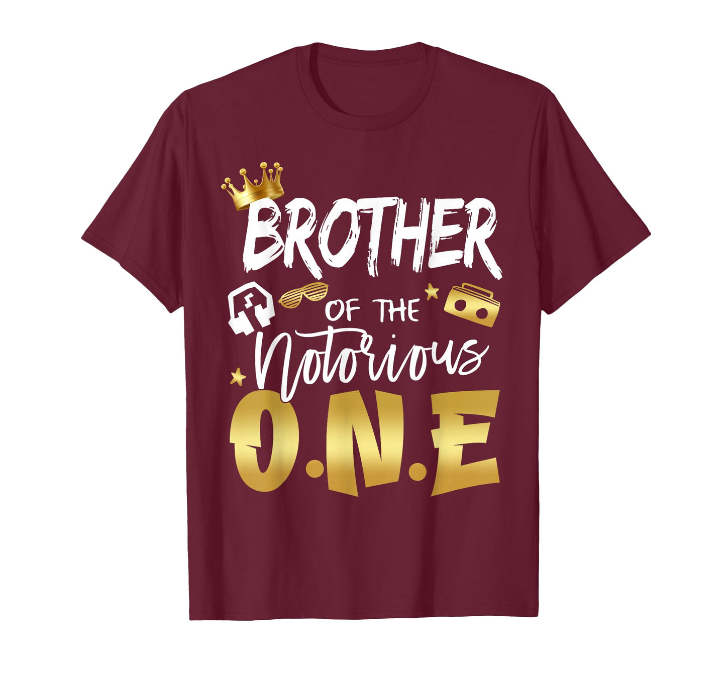 Brother Of The Notorious One Old School 1st Hip Hop Birthday T-Shirt