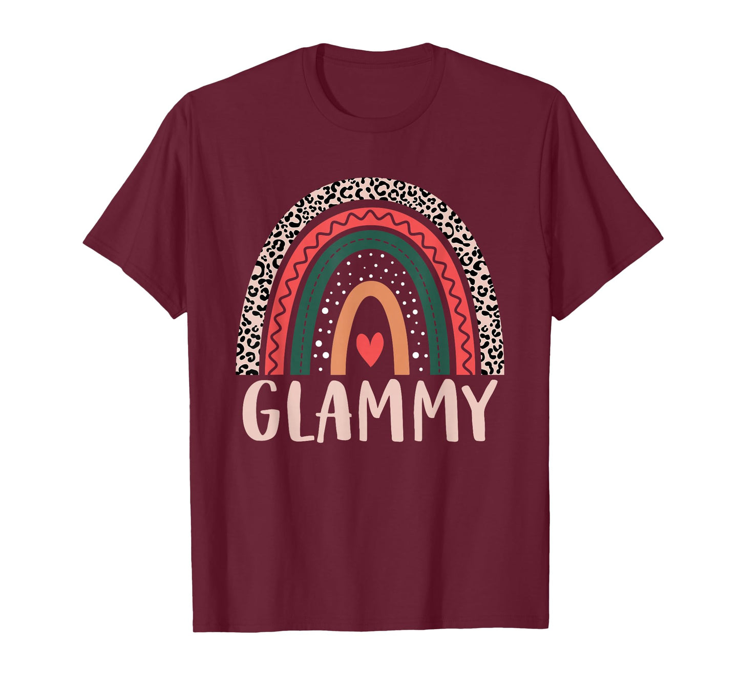 Glammy Rainbow Grandma Grandmother Women Mothers Day Glammy T-Shirt
