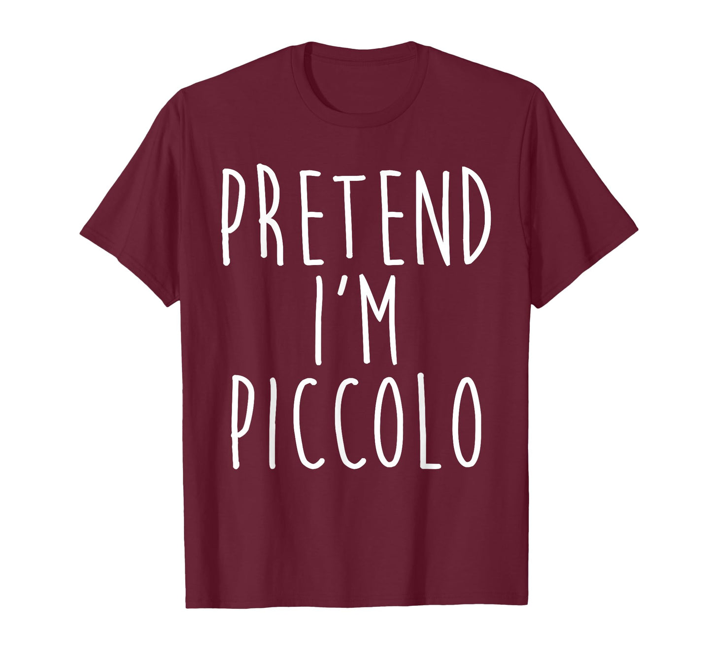 Pretend I'm Piccolo Family Lazy Easy Costume Halloween Party T-Shirt