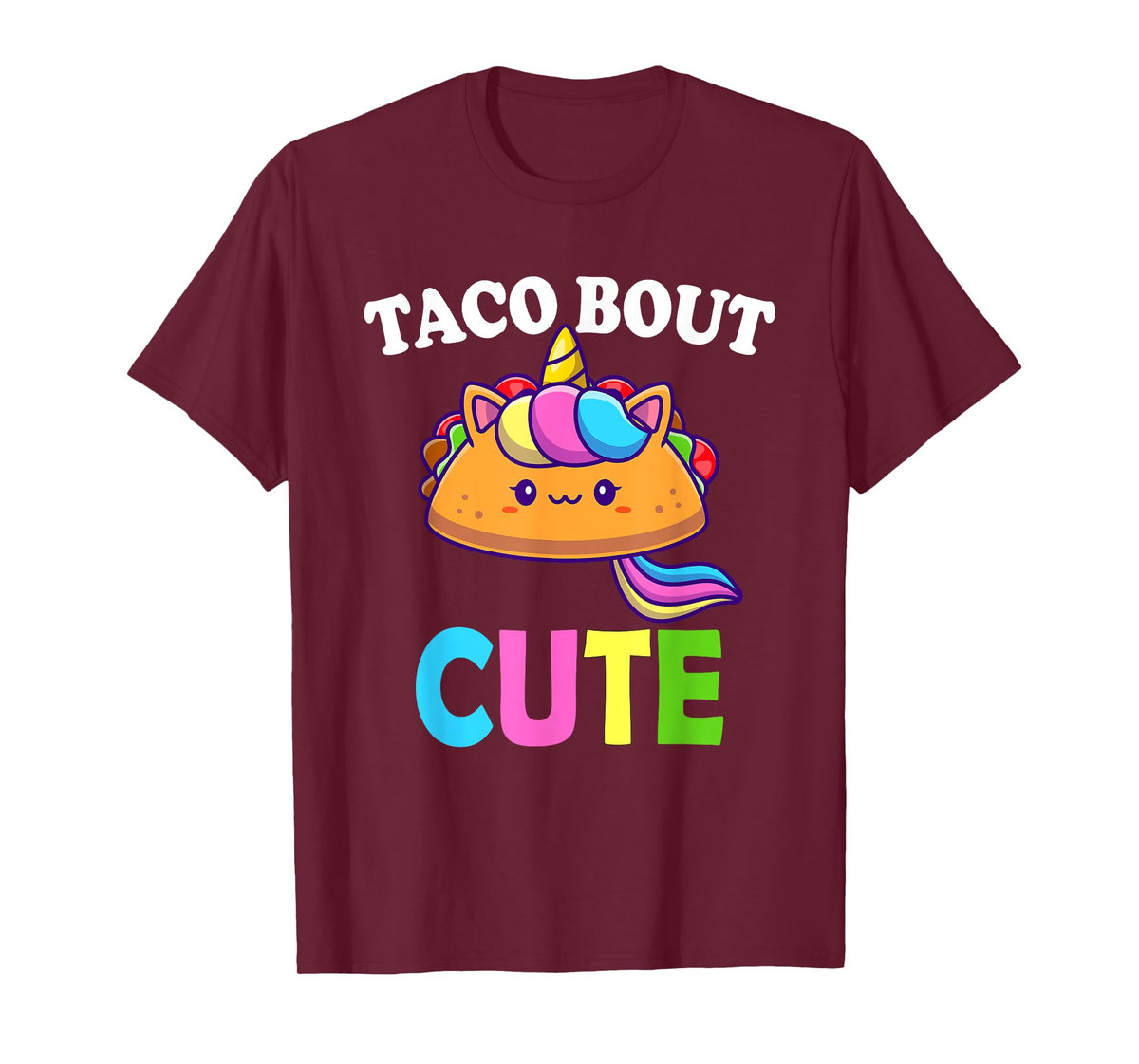 Funny Taco Lover TACO BOUT CUTE Girl Boy Kids Toddlers T-Shirt
