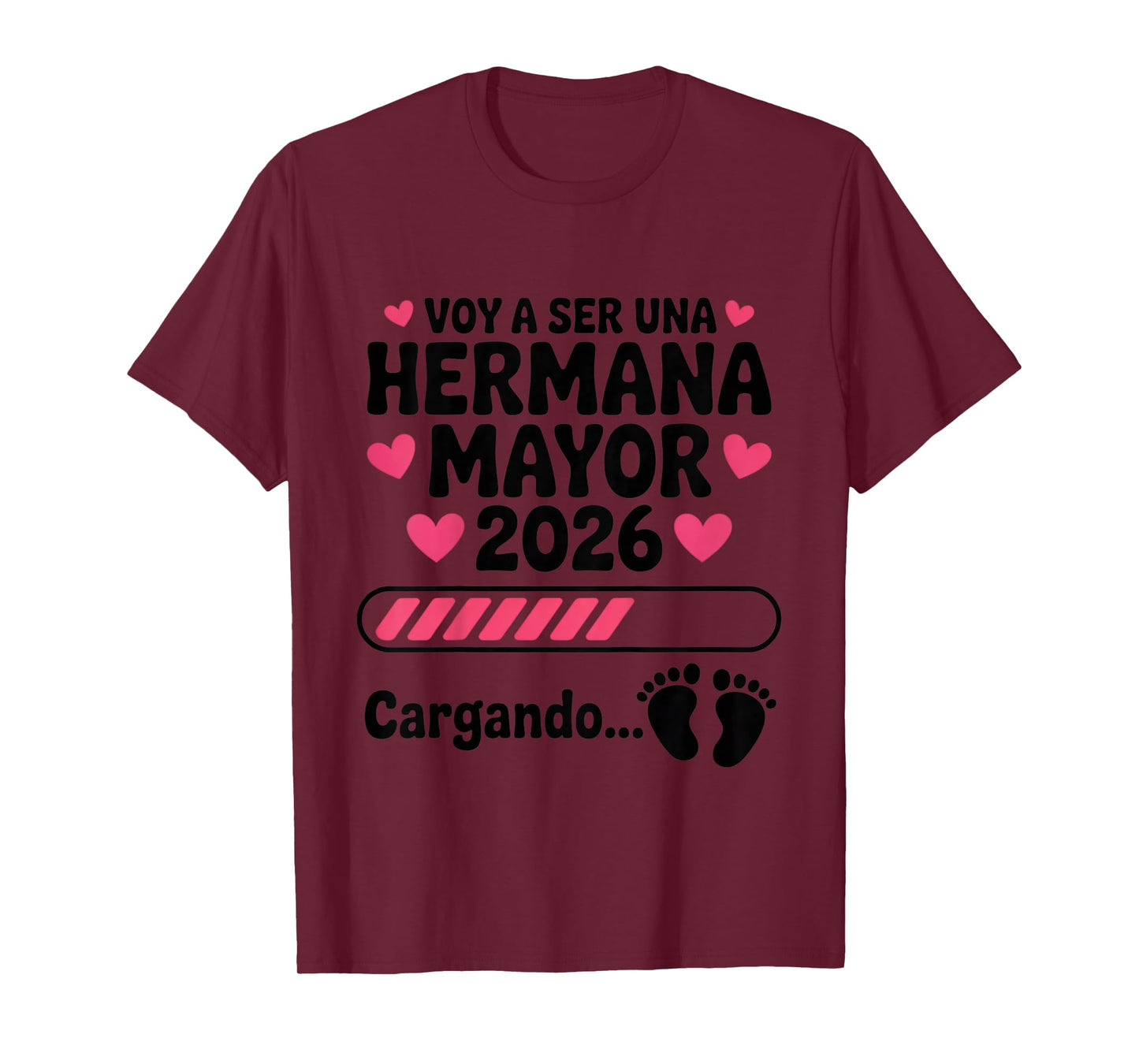 Kids Hermana Mayor 2026 Big Sister 2026 Spanish Groovy T-Shirt