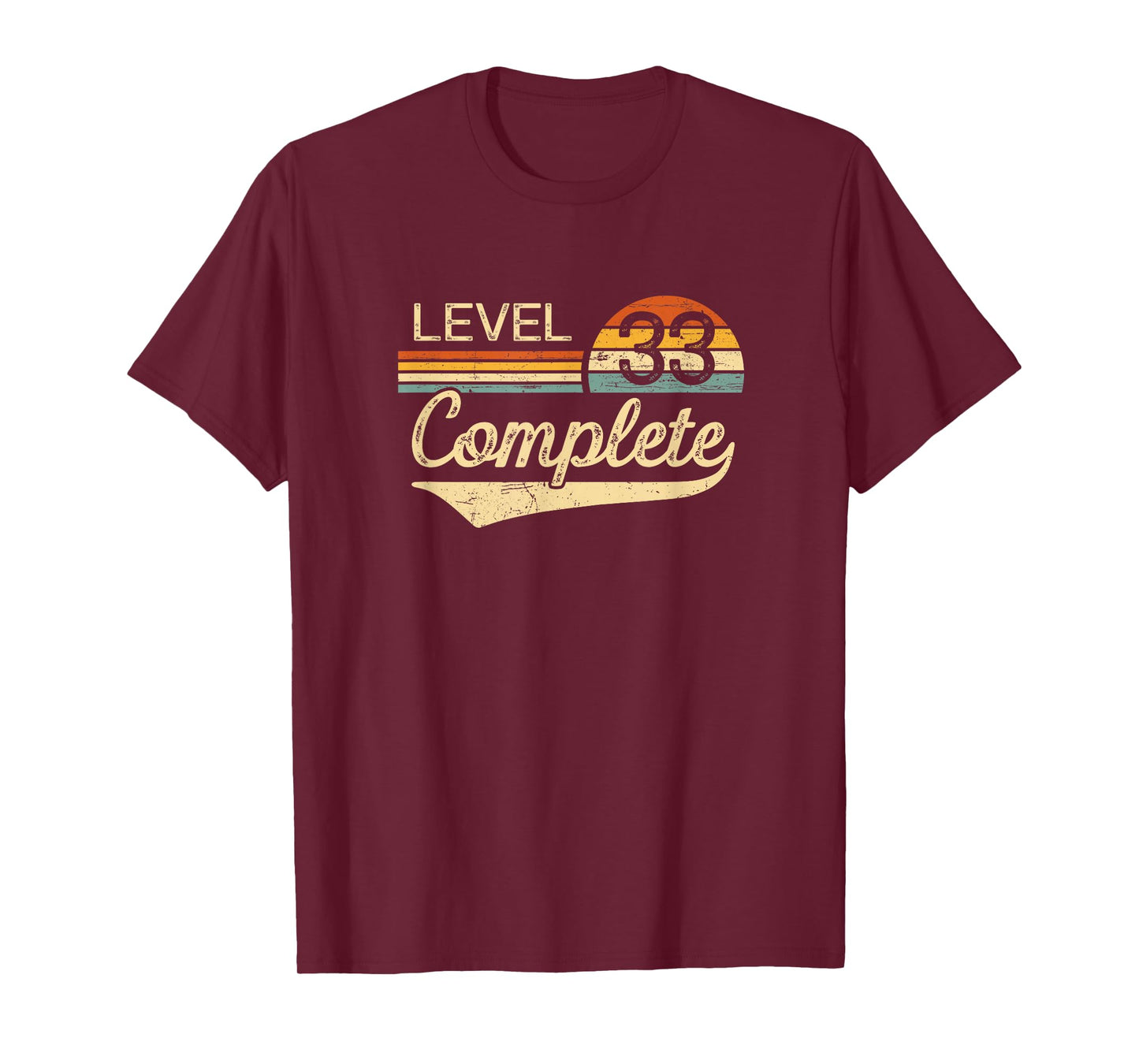 Level 33 Complete Vintage 33rd Wedding Anniversary T-Shirt