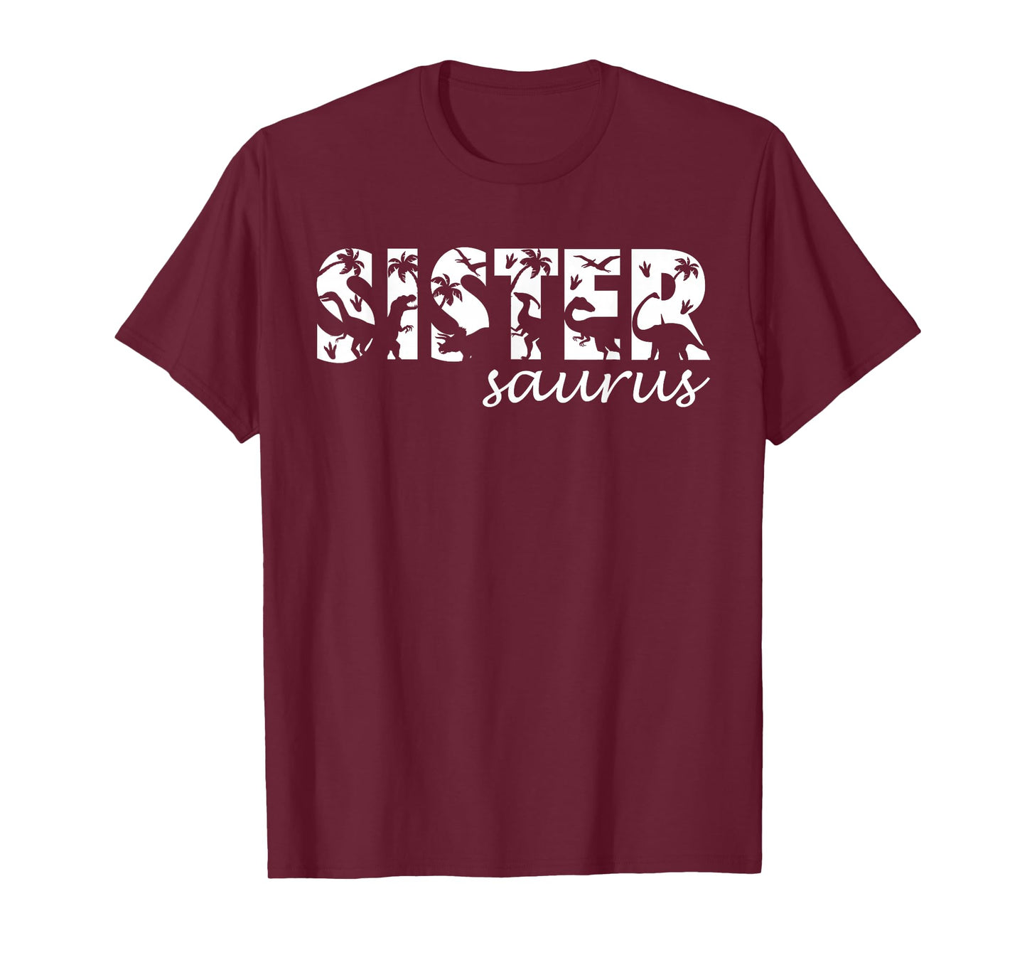 Sistersaurus T Rex Dinosaur Sister Saurus Family Matching T-Shirt