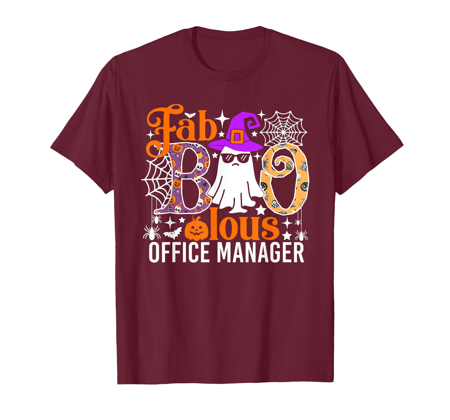 Fab Boo Lous Office Manager Funny Halloween Costume T-Shirt