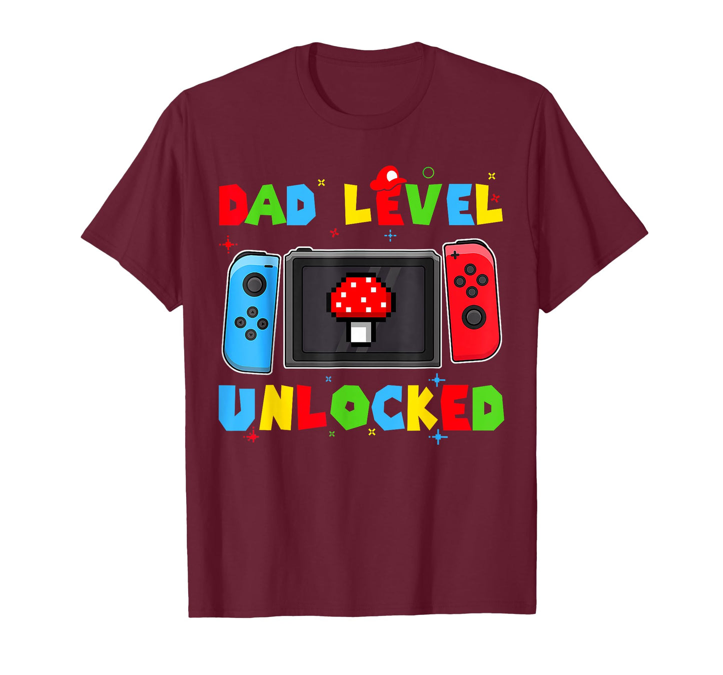 Dad Level Unlocked New Dad To Be Gifts Gamer Father's Day T-Shirt