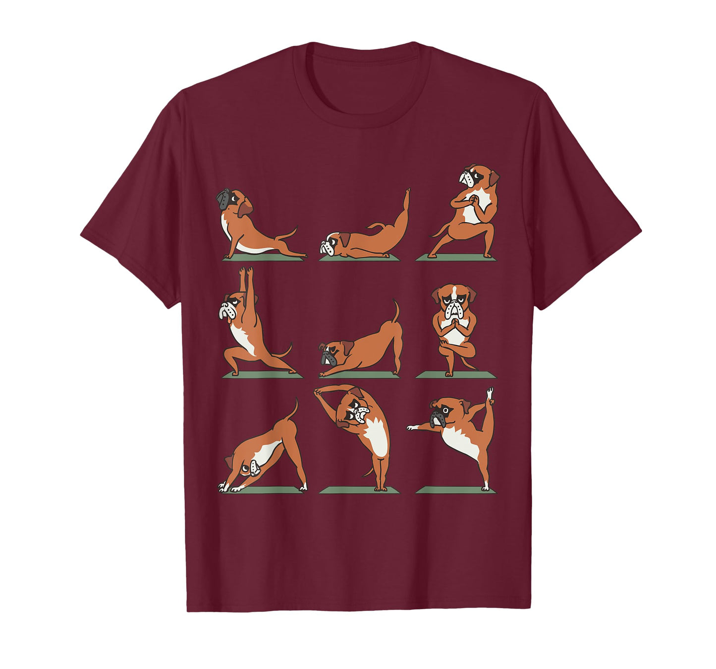 Boxer Yoga Asana Pose Meditation Funny T-Shirt T-Shirt