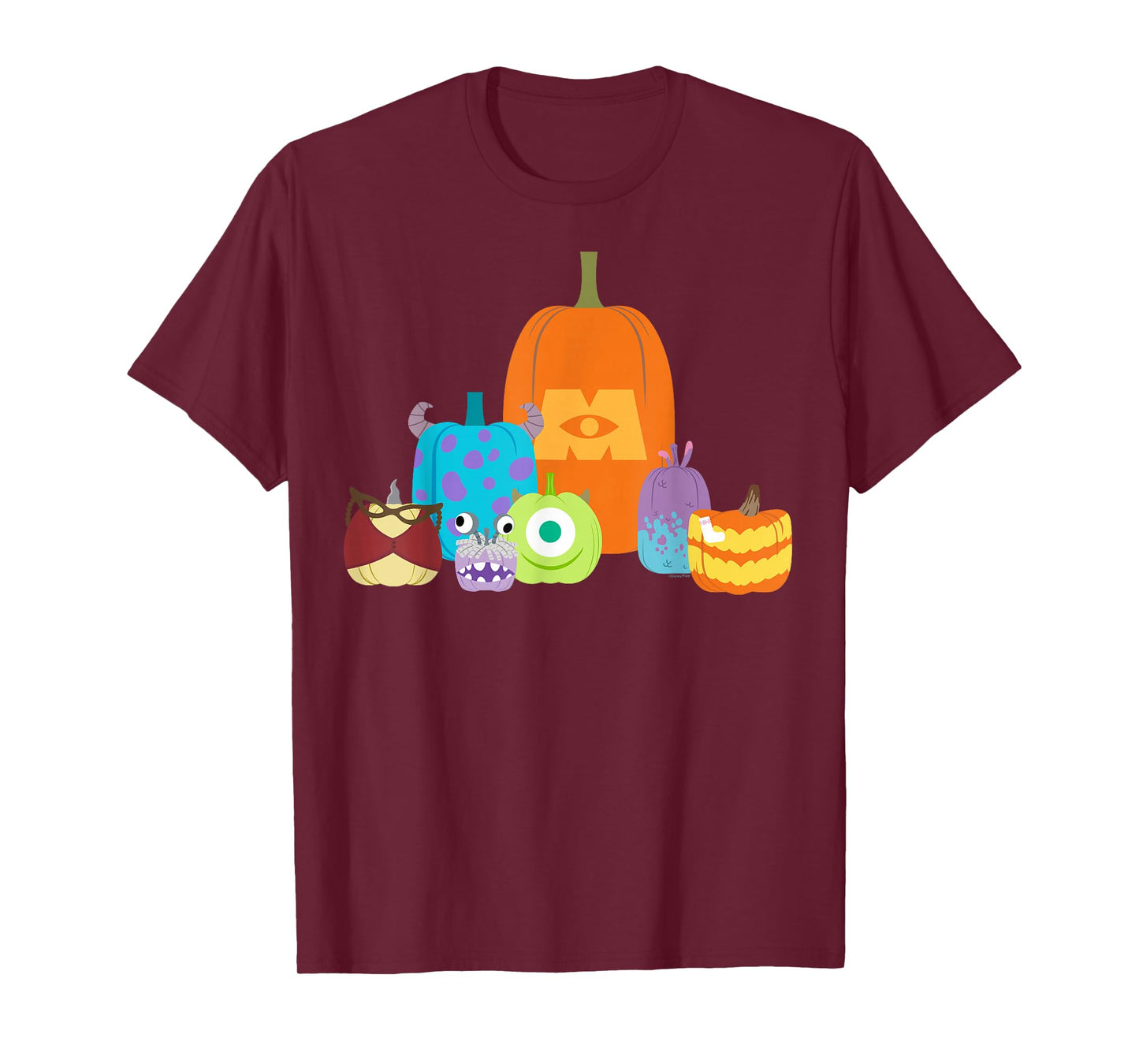 Disney and Pixar's Monsters, Inc. Halloween Pumpkin Group T-Shirt