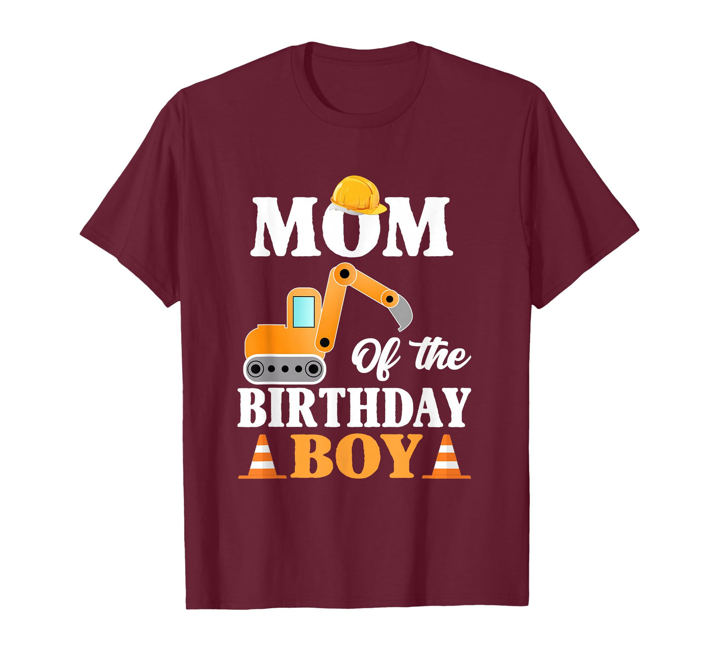 Mom of the birthday boy Construction Boy's Birthday Party T-Shirt