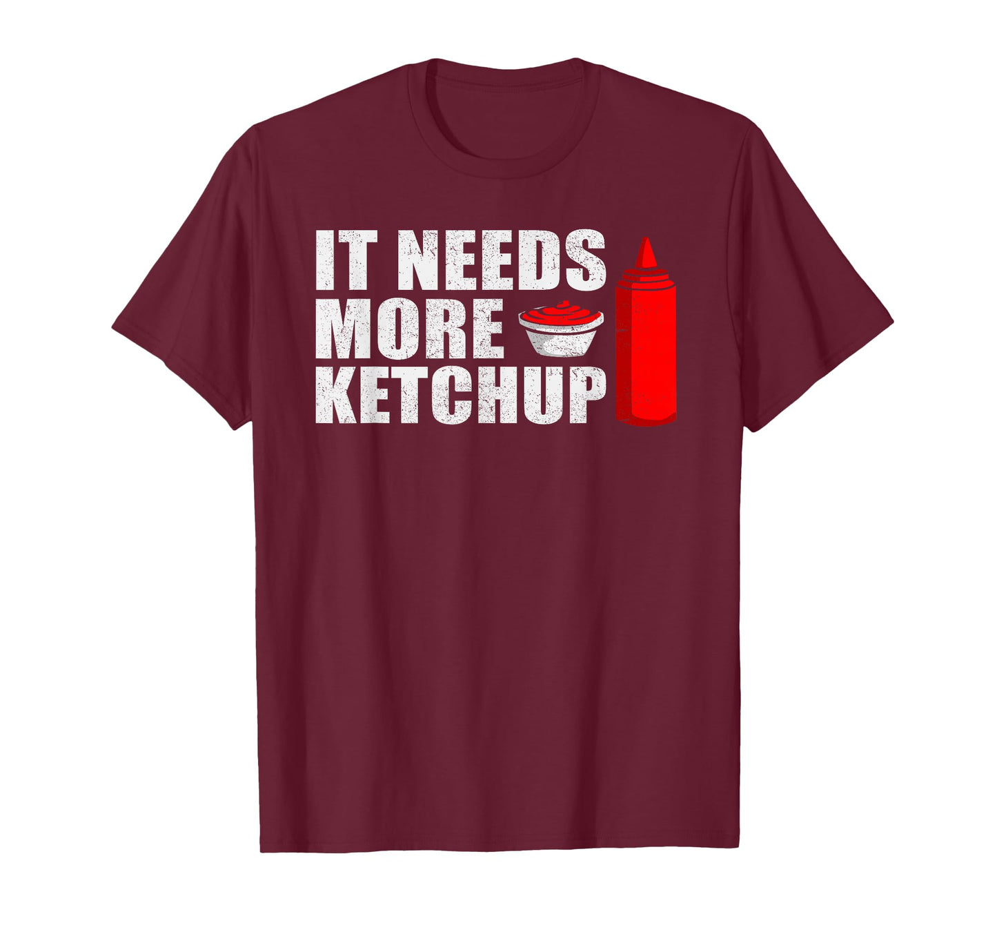 Funny Ketchup Art for Men Women Youth Tomato Ketchup Lover T-Shirt