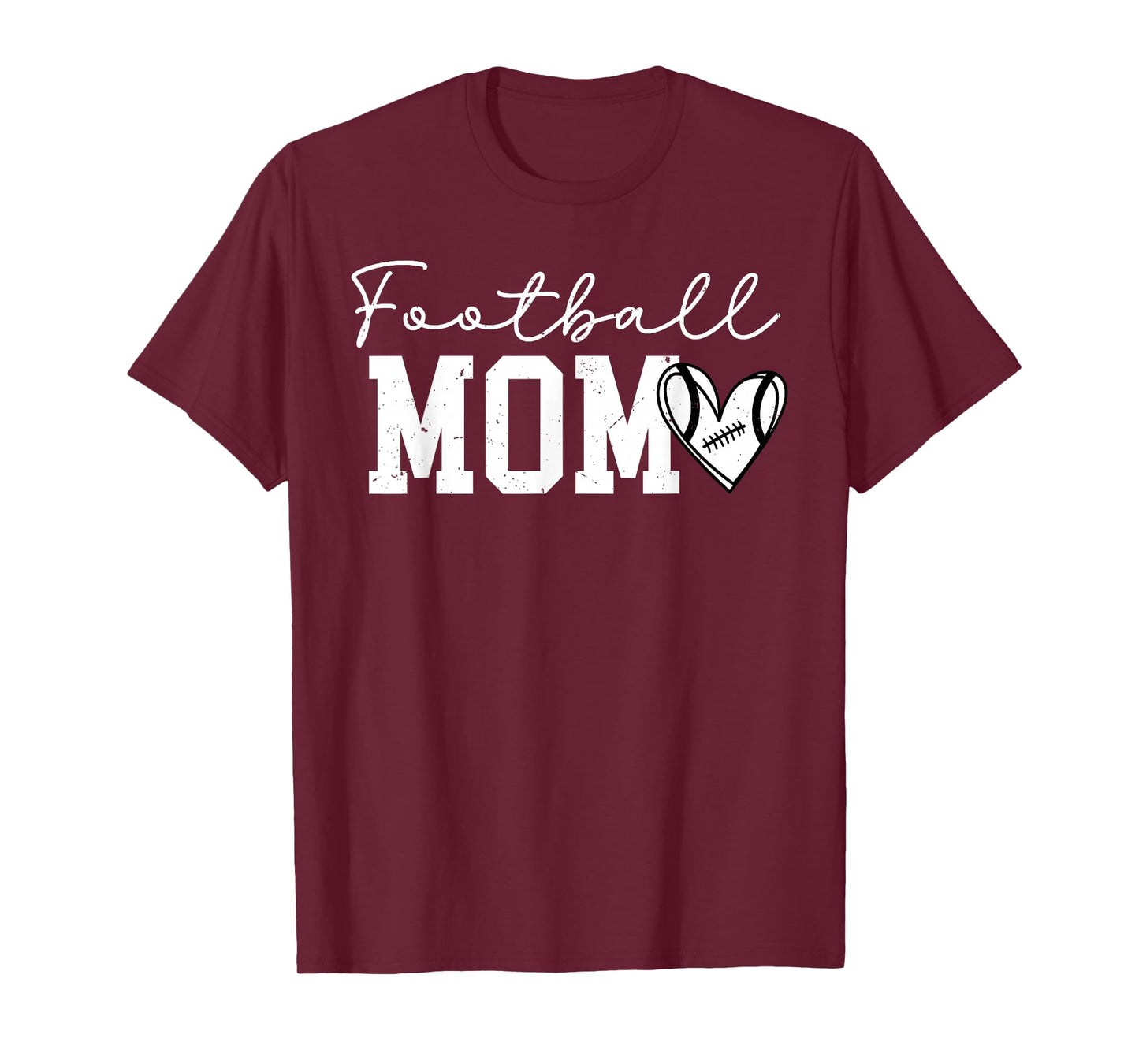 Football Mom Mama Football Game Day Sports Go Cheer Season T-Shirt