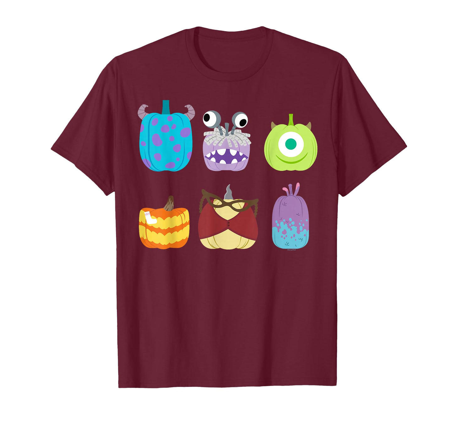 Disney and Pixar's Monsters, Inc. Halloween Pumpkin Grid T-Shirt