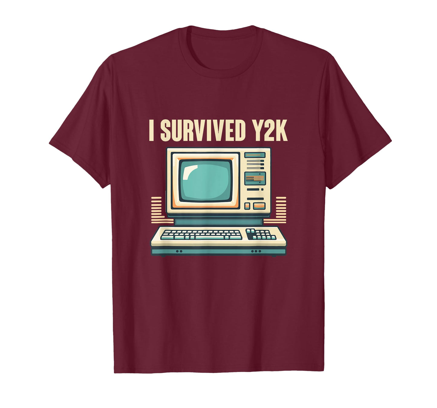 I Survived Y2K Computer Funny Year 2000 Survivor T-Shirt
