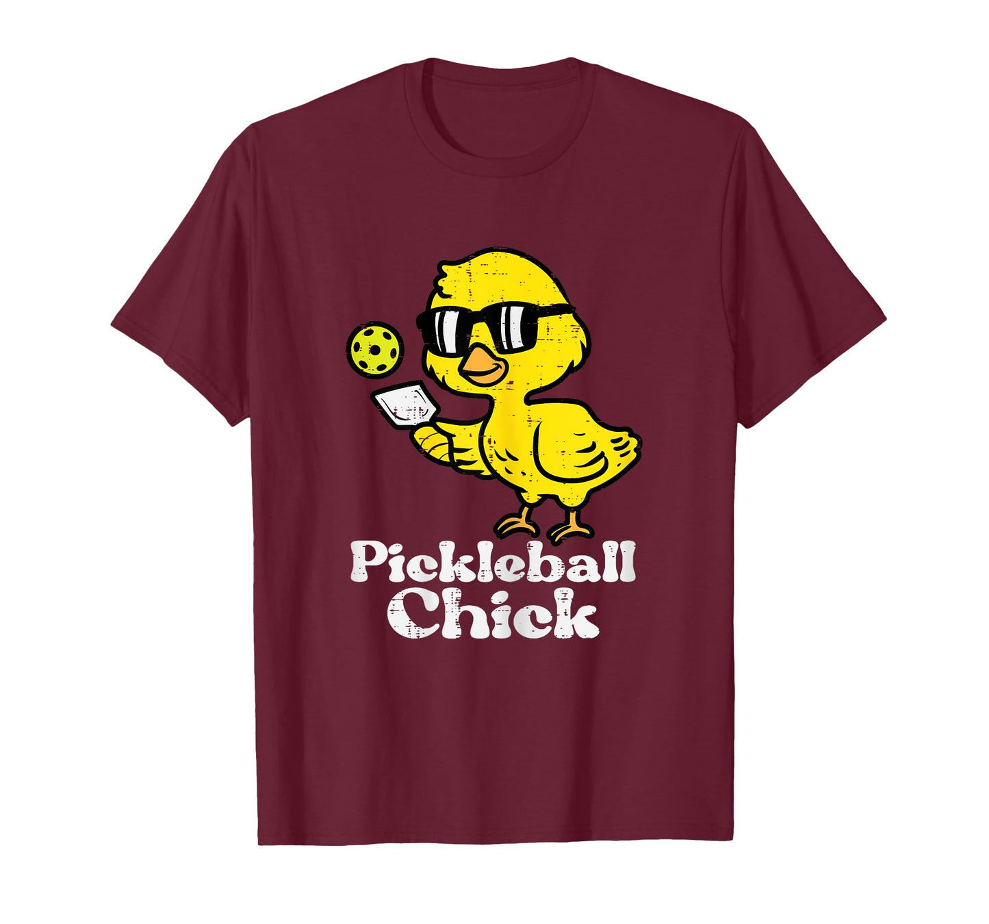 Pickleball Chick Funny Pickle Ball Women Girls Kids Toddler T-Shirt