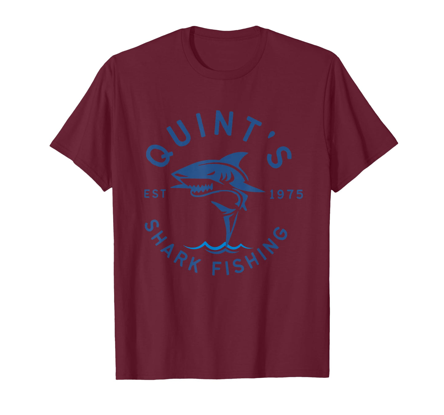 Vintage Quint's Shark Fishing 1975 Retro T-Shirt
