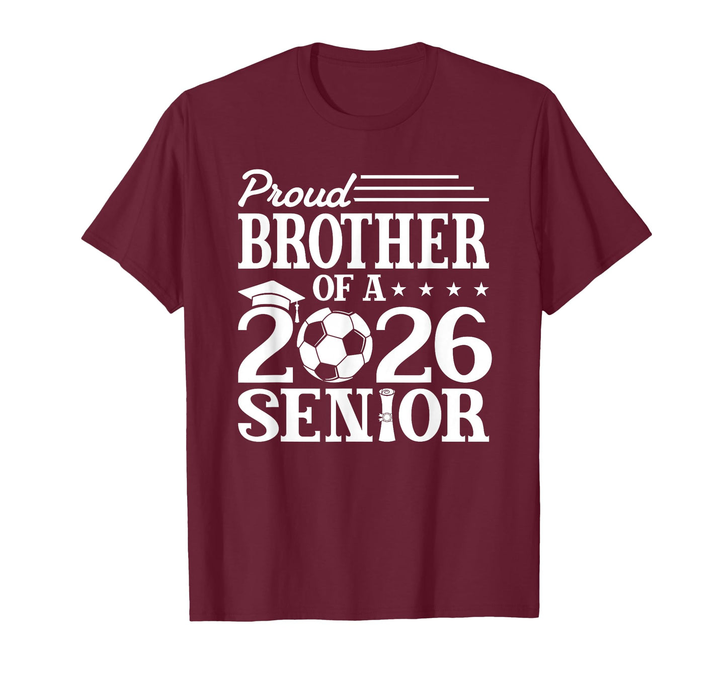 Proud Brother of A 2026 Senior Soccer Graduate T-Shirt